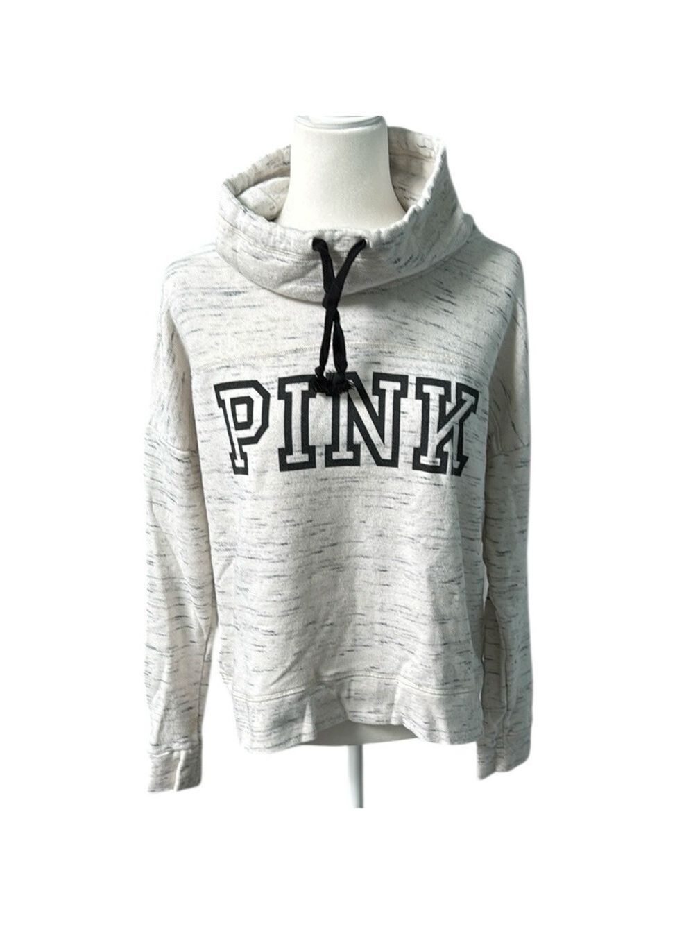 PINK by Victoria’s Secret Cowl Neck Pullover Sweatshirt Size Small